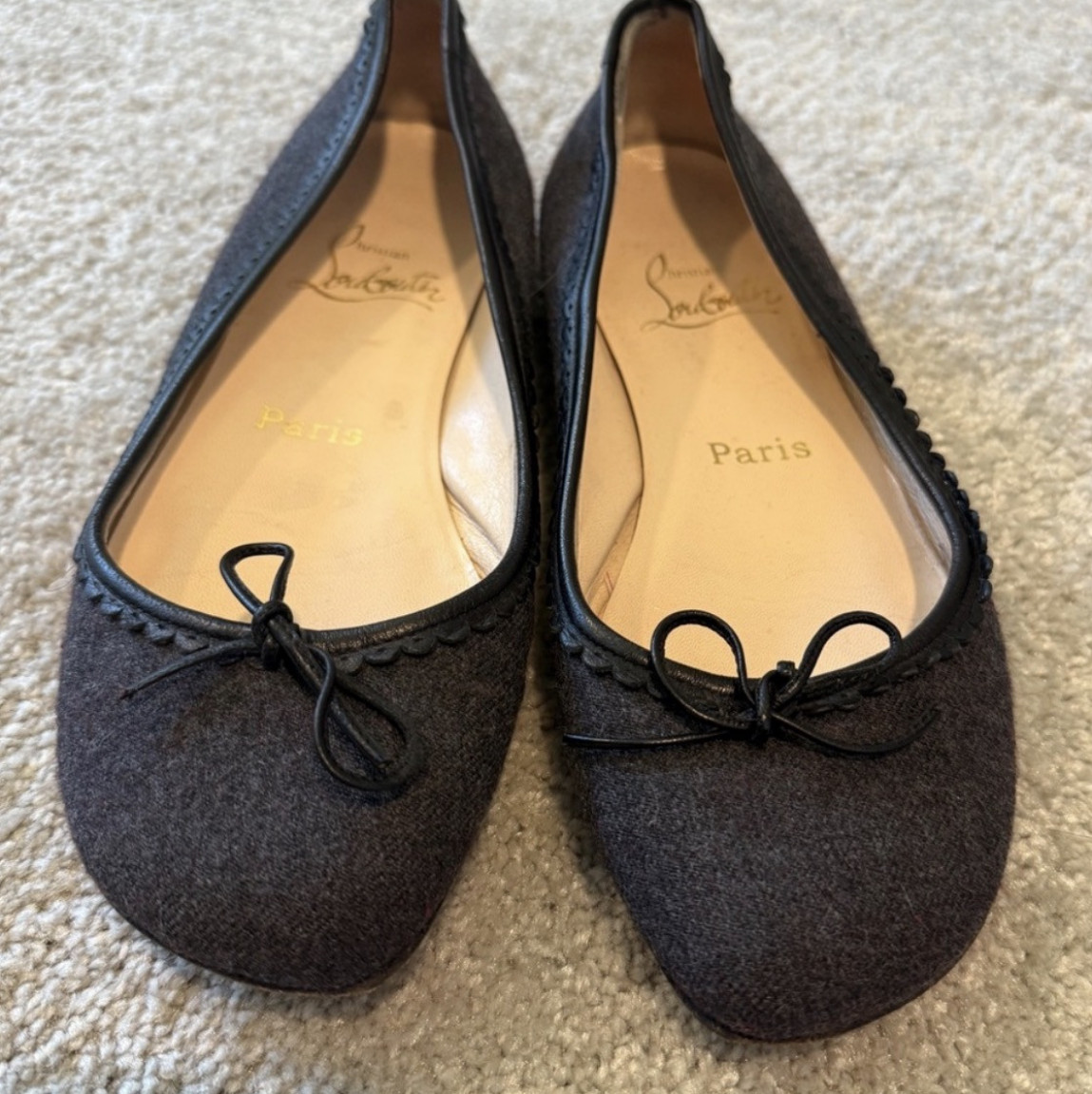 seasoned l o u b o u t I n flats